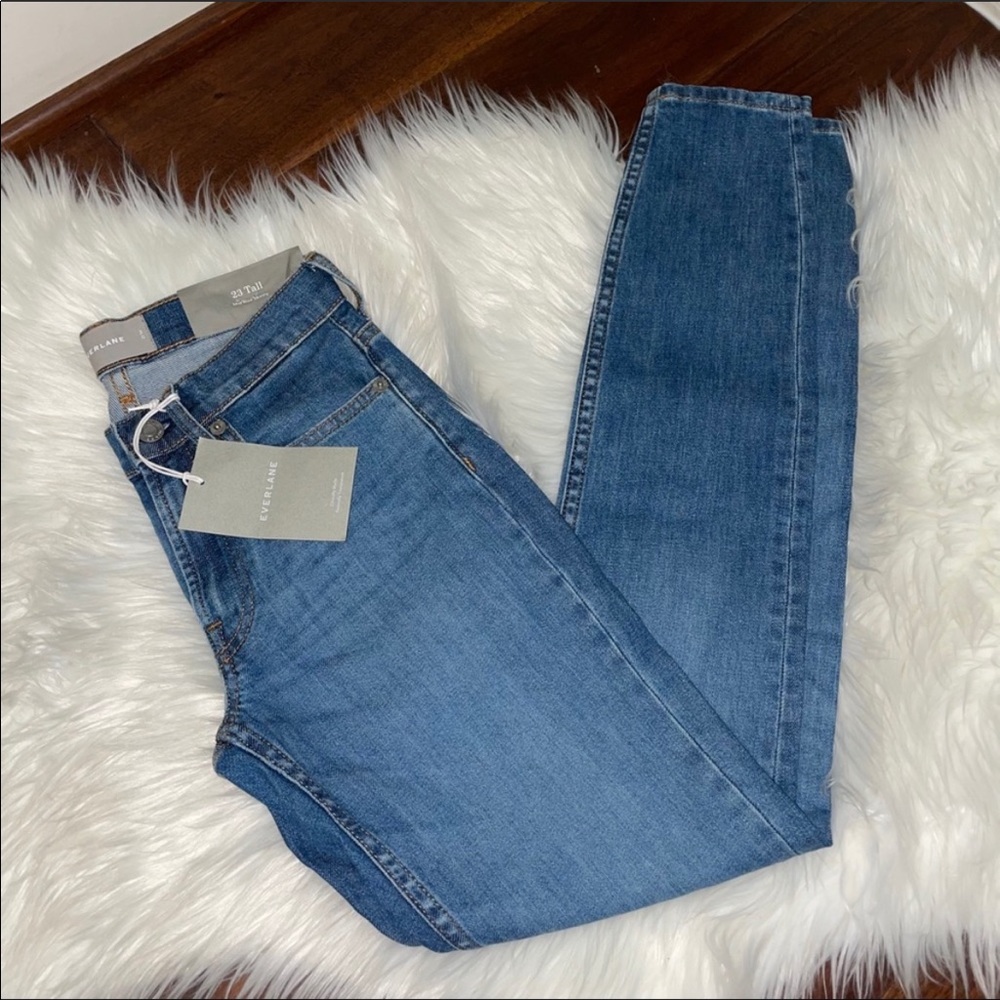 NWT Everlane Mid Rise Skinny Jeans Size 23T